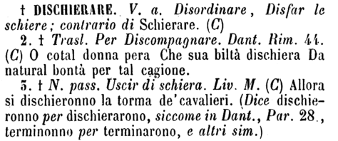 dischierare