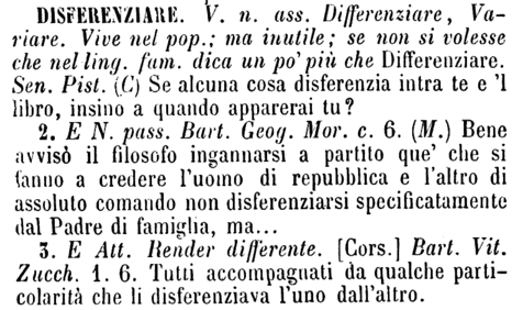 disferenziare