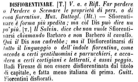 disfiorentinare