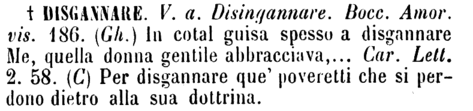 disgannare