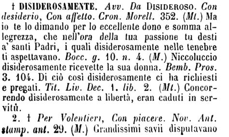 disiderosamente