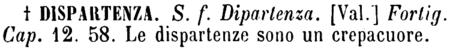 dispartenza