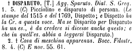 disparuto