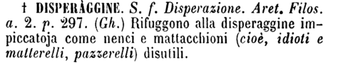 disperaggine