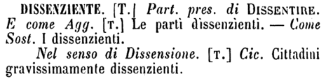 dissenziente