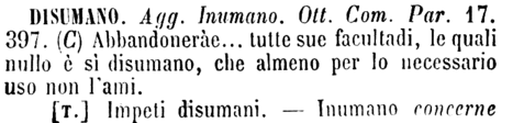 disumano