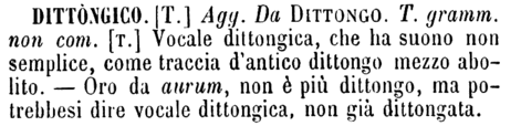 dittongico