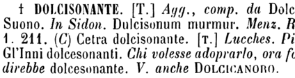 dolcisonante