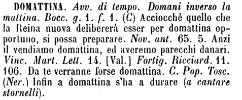 domattina