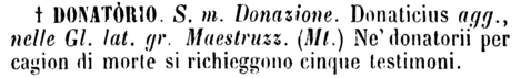 donatorio