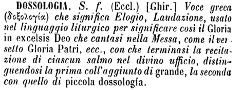 dossologia