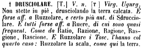 drusciolare