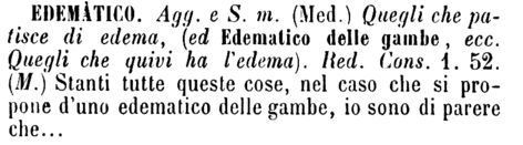 edematico