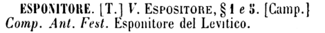 esponitore