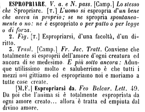 espropriare