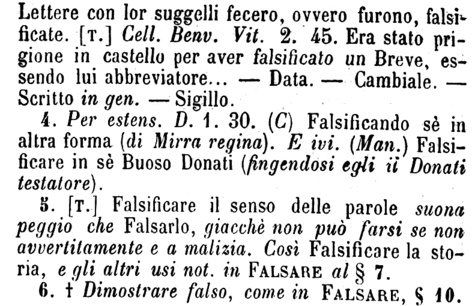 falsificare