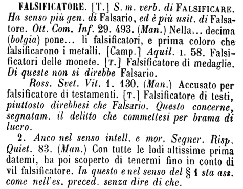 falsificatore