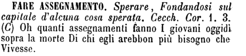 fare-assegnamento