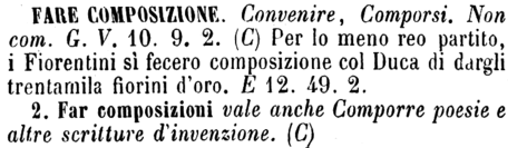 fare-composizione