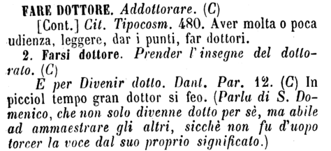 fare-dottore