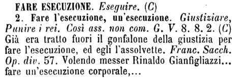 fare-esecuzione