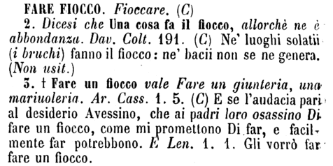 fare-fiocco