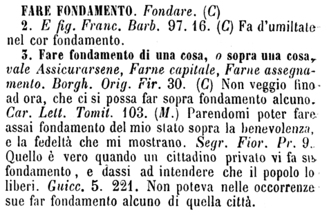 fare-fondamento