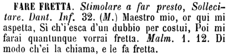 fare-fretta