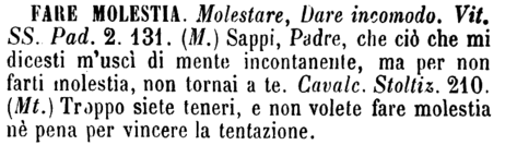 fare-molestia