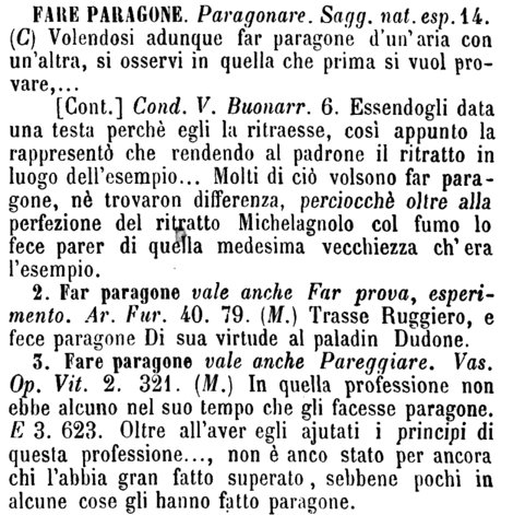 fare-paragone