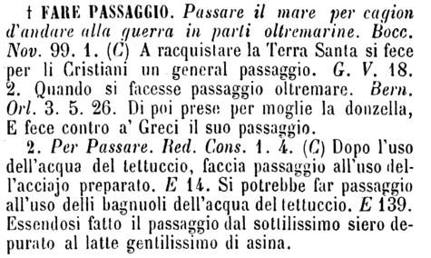 fare-passaggio