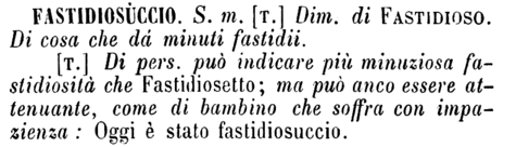 fastidiosuccio