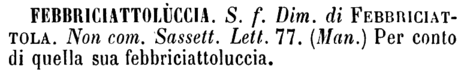 febbriciattoluccia