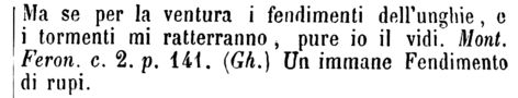 fendimento