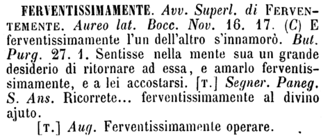 ferventissimamente