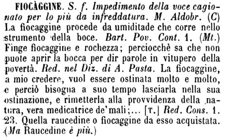 fiocaggine