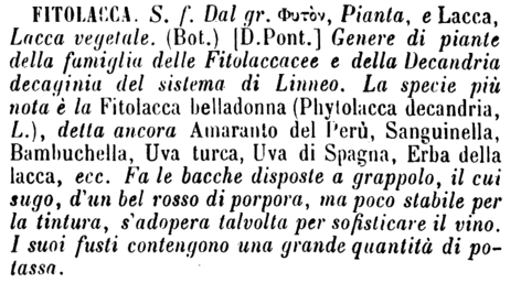 fitolacca