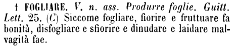 fogliare