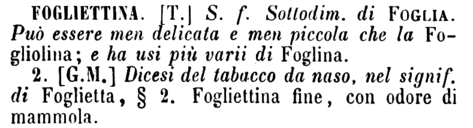 fogliettina