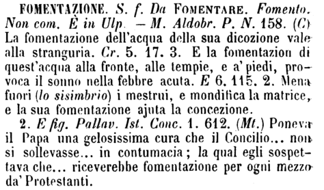 fomentazione