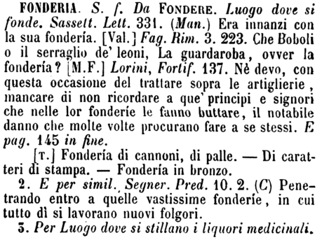 fonderia