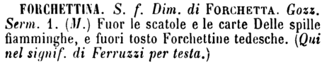 forchettina