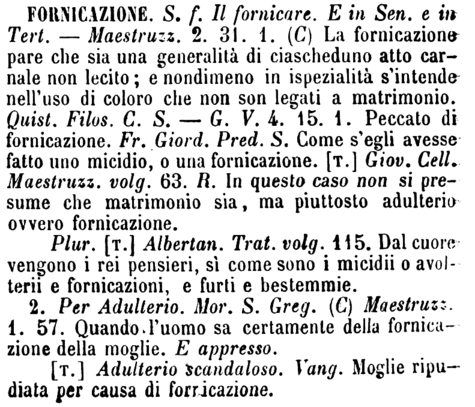 fornicazione