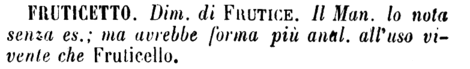 fruticetto