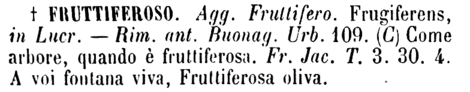 fruttiferoso