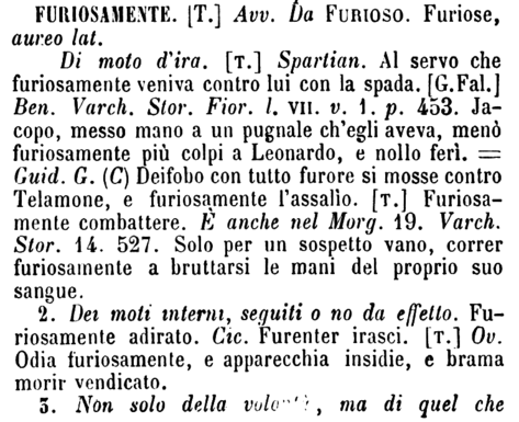 furiosamente