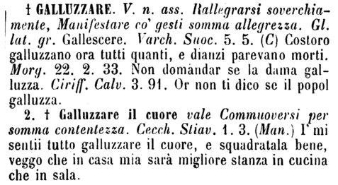 galluzzare