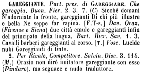 gareggiante