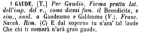 gaude