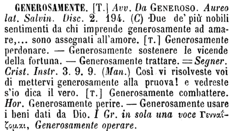 generosamente